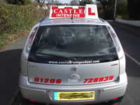 Castle Driving School vehicle
