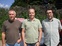 Our intensive driving course team: Phil, Paul and Nigel